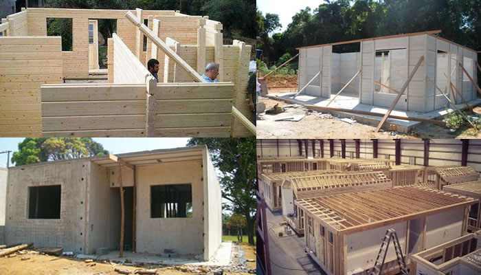construir casas pre fabricadas - Como funciona a construção de casa pré-fabricada