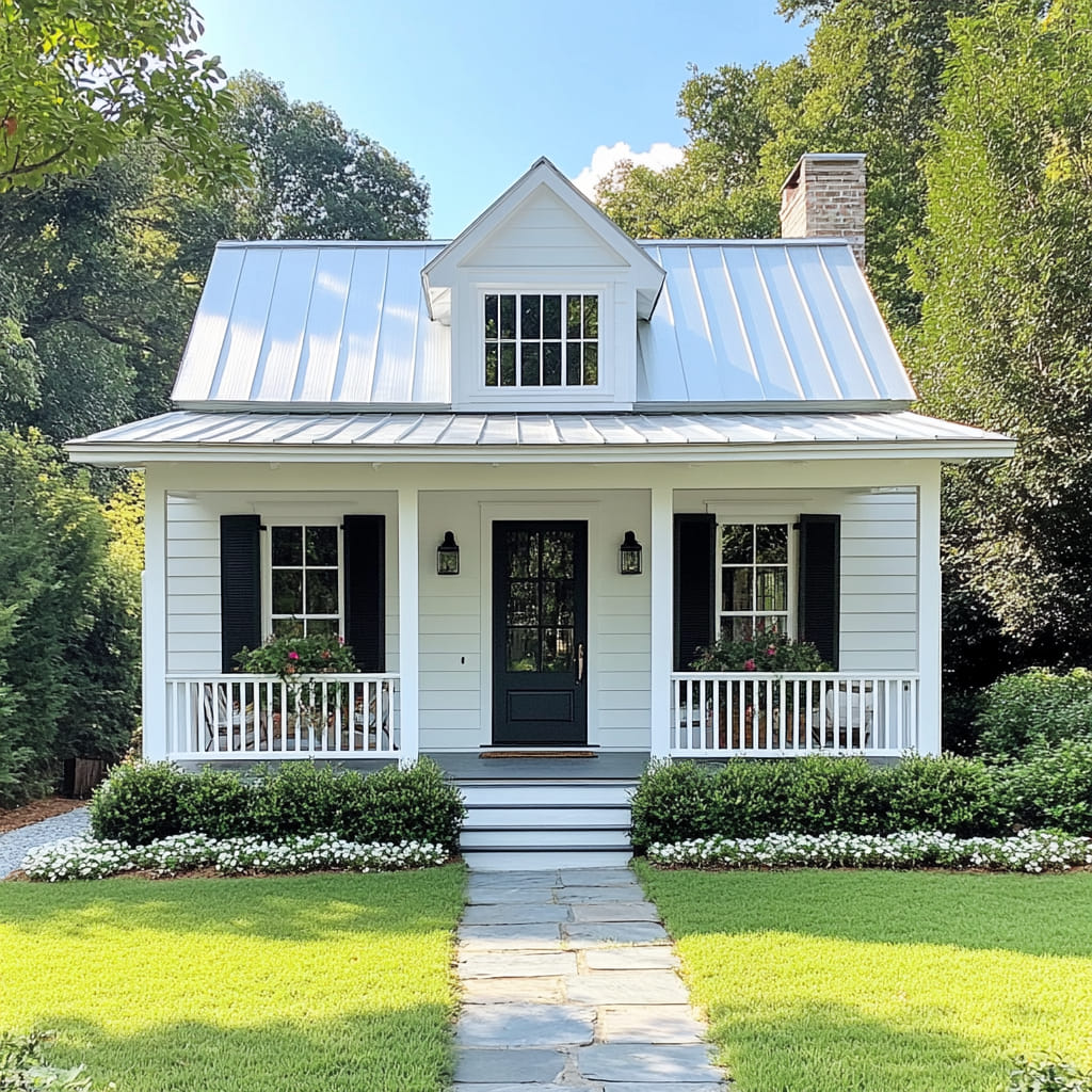 casa rustica pequena estilo americano - 22 Casas Pequenas Tiny House Estilo Americano