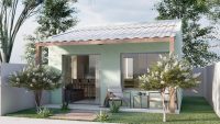 casa pequena moderna 200x113 - Casa Pequena e Modena de Baixo Custo