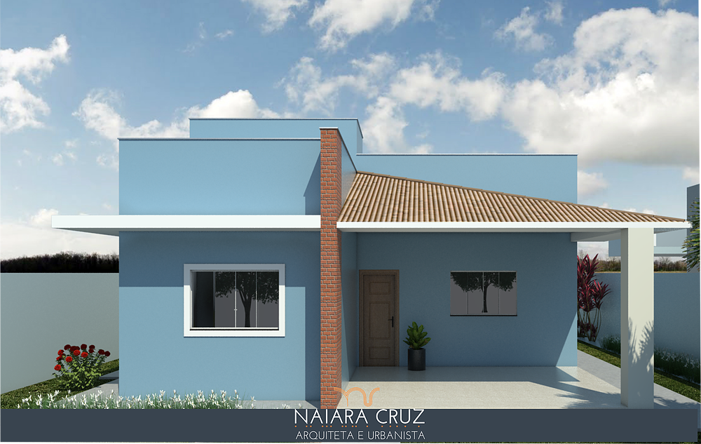 fachadas casas pequenas 9 - Descubra 29 Ideias de Fachadas Lindas para Casas Pequenas