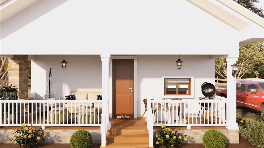 11 1024x576 - Casa Compacta com Planta Profissional - 76m²