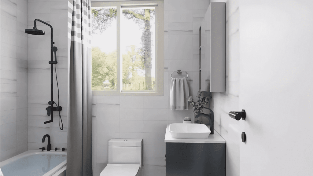 6 1024x576 - Casa Compacta com Planta Profissional - 76m²