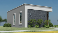 Casa pequena simples, mas bonita, de 40 m²