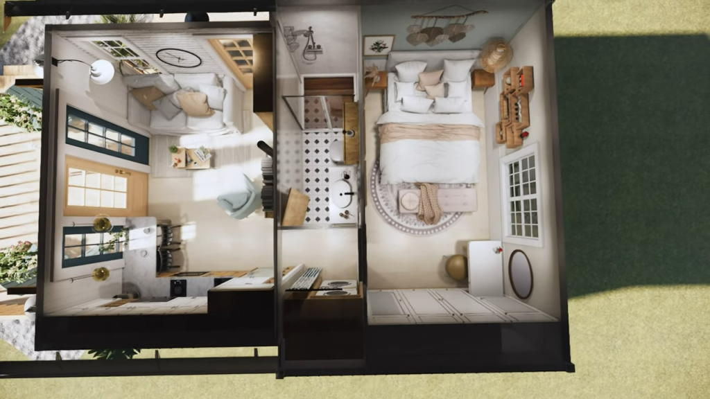 A Tiny House Perfeita para Casais 15 1024x576 - A Tiny House Perfeita para Casais