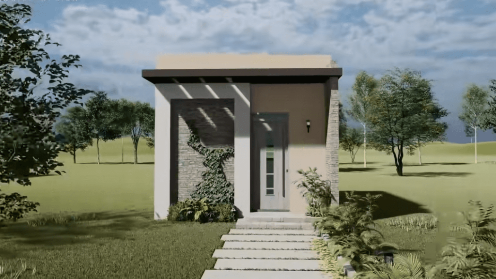 Casa Pequena Economica de 16m² 1 1024x576 - Casa Pequena Econômica de 16m²