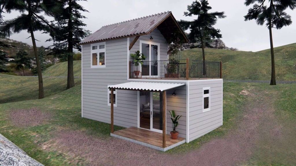 Casa Perfeita para Pequenos Espacos 65m² em Dois Andares 1 - Casa Perfeita para Pequenos Espaços: 65m² em Dois Andares