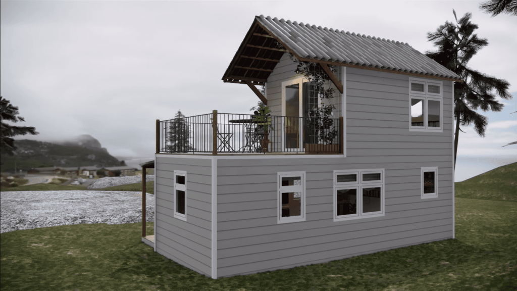Casa pequena perfeita para pequenos espacos 1 - Casa Perfeita para Pequenos Espaços: 65m² em Dois Andares