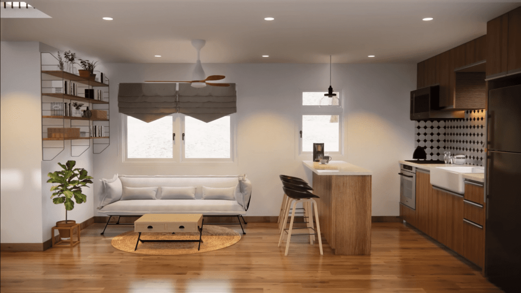 Casa pequena perfeita para pequenos espacos 3 - Casa Perfeita para Pequenos Espaços: 65m² em Dois Andares