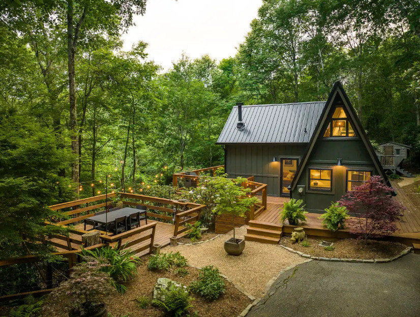 Chale em Forma de A Encantador 1 - Chal&eacute; em Forma de A Encantador