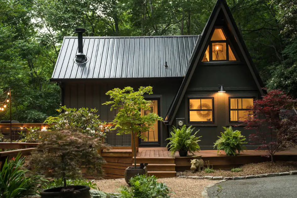 Chale em Forma de A Encantador - Chal&eacute; em Forma de A Encantador