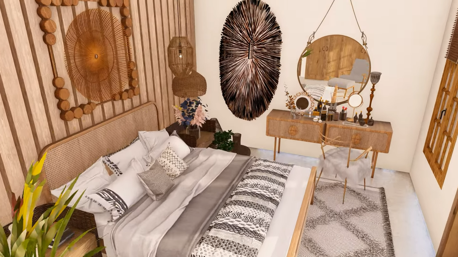 Inspiração de Design de Casa Tropical Minimalista - Casas Fabricadas