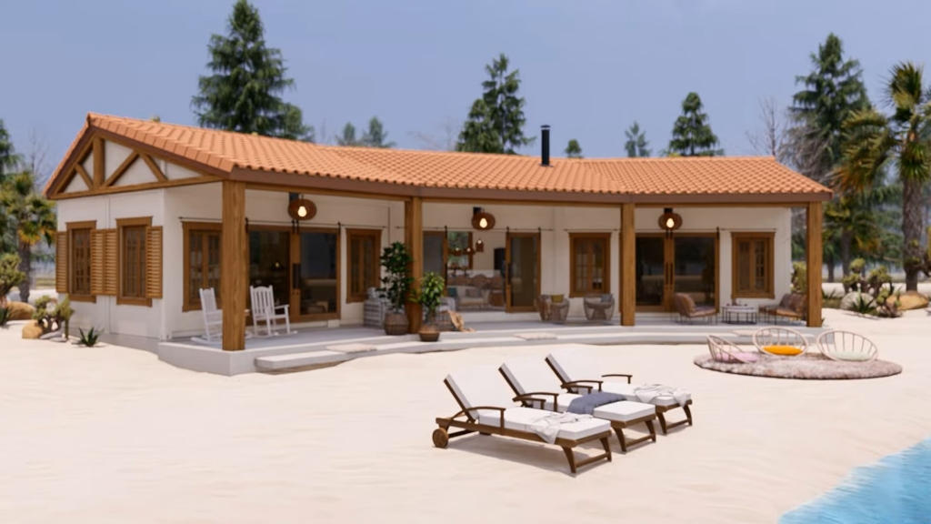 Minimalist Tropical House Design Idea 1024x576 1 - Inspiração de Design de Casa Tropical Minimalista