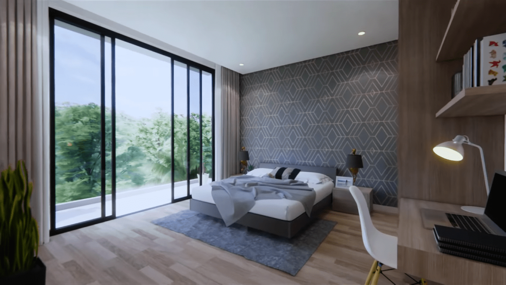 Projeto de Casa Moderna de Dois Andares 10 1024x576 - Projeto de Casa Moderna de Dois Andares