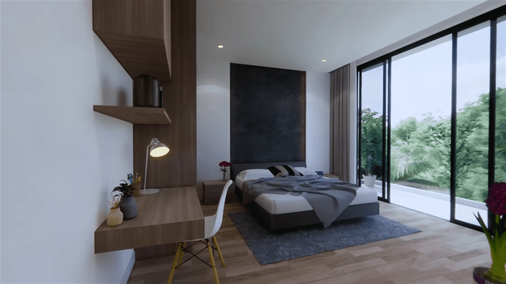 Projeto de Casa Moderna de Dois Andares 11 1024x576 - Projeto de Casa Moderna de Dois Andares