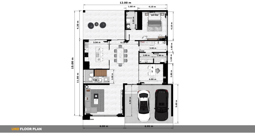 Projeto de Casa Moderna de Dois Andares 16 1024x537 - Projeto de Casa Moderna de Dois Andares