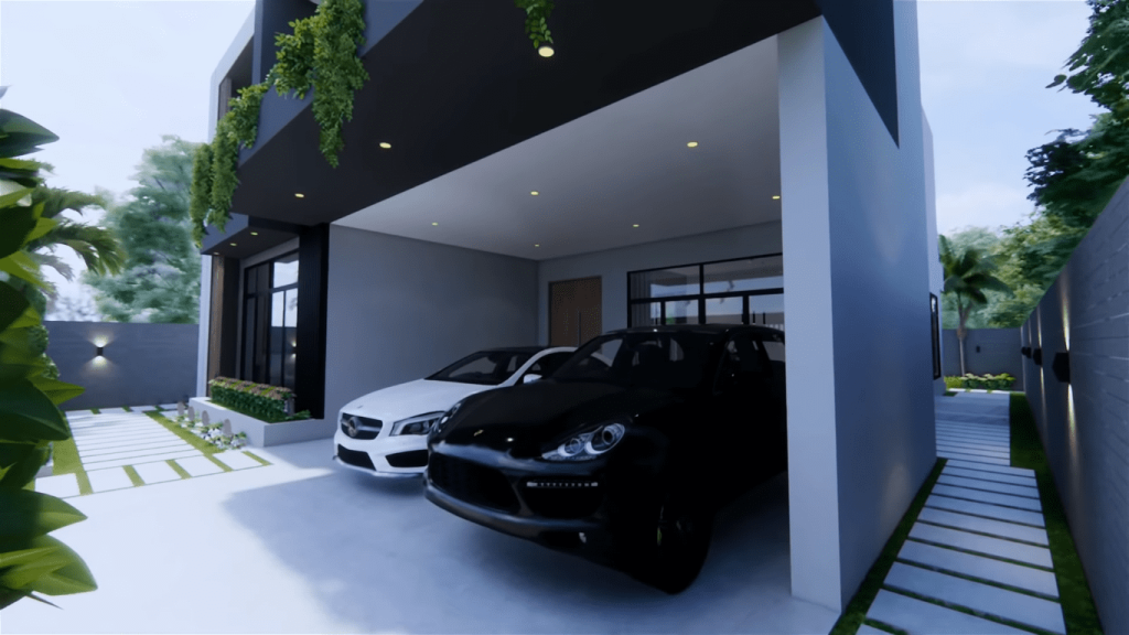 Projeto de Casa Moderna de Dois Andares 2 1024x576 - Projeto de Casa Moderna de Dois Andares