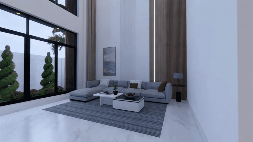 Projeto de Casa Moderna de Dois Andares 4 1024x576 - Projeto de Casa Moderna de Dois Andares