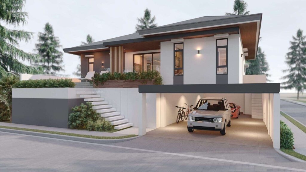 Tiny House Design with Parking 1024x576 1 - Projeto de Tiny House com Estacionamento Integrado
