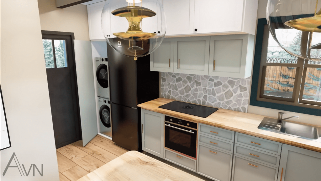 Tiny House de Luxo 5x5m de Elegancia 9 1024x576 - Tiny House de Luxo: 5x5m de Elegância