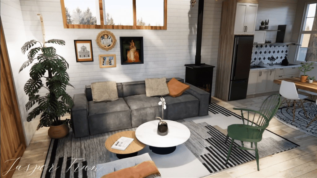 casa pequena de 50 metros quadrados 1 - Projeto de Casa Pequena: Eficiência em 50m²