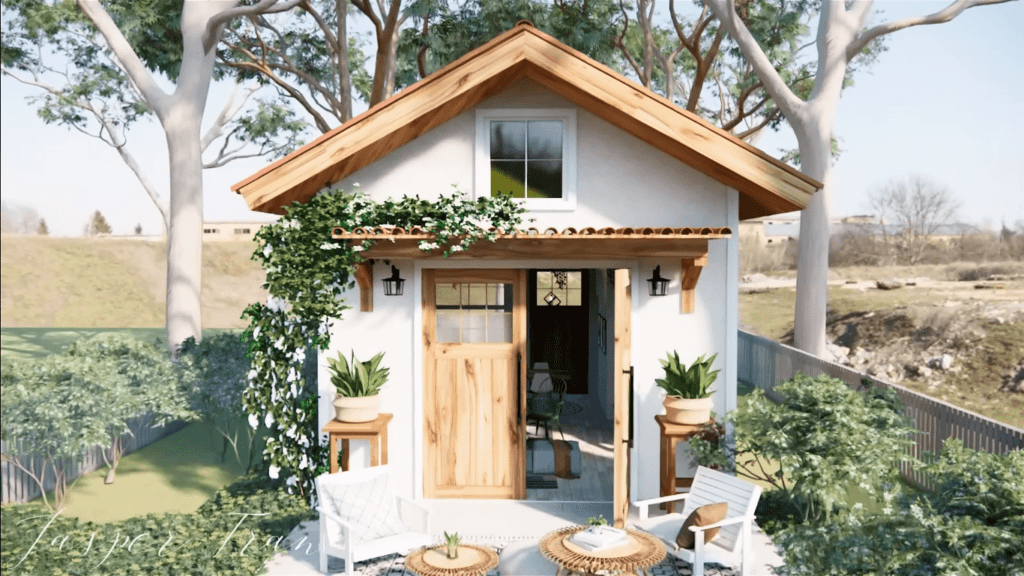 casa pequena de 50 metros quadrados 4 - Projeto de Casa Pequena: Eficiência em 50m²