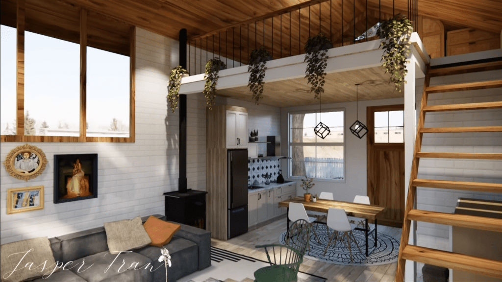 casa pequena de 50 metros quadrados 5 - Projeto de Casa Pequena: Eficiência em 50m²