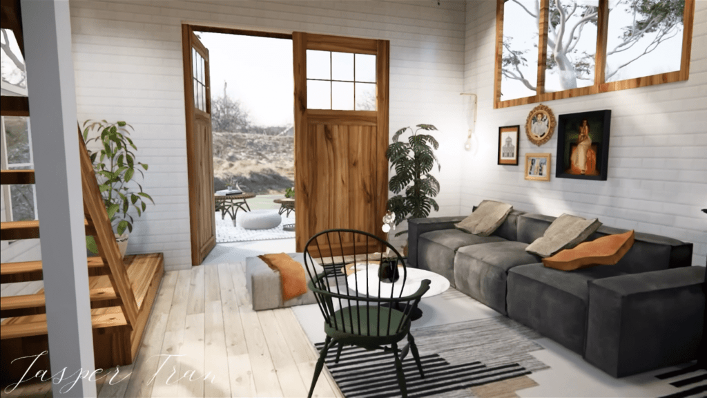 casa pequena de 50 metros quadrados 6 - Projeto de Casa Pequena: Eficiência em 50m²