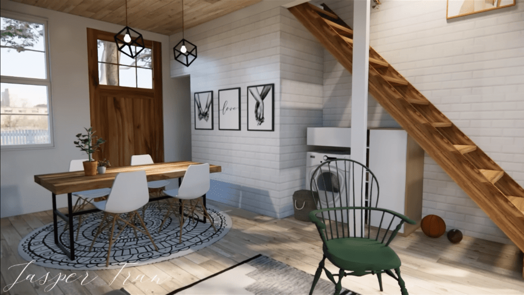 casa pequena de 50 metros quadrados 9 - Projeto de Casa Pequena: Eficiência em 50m²