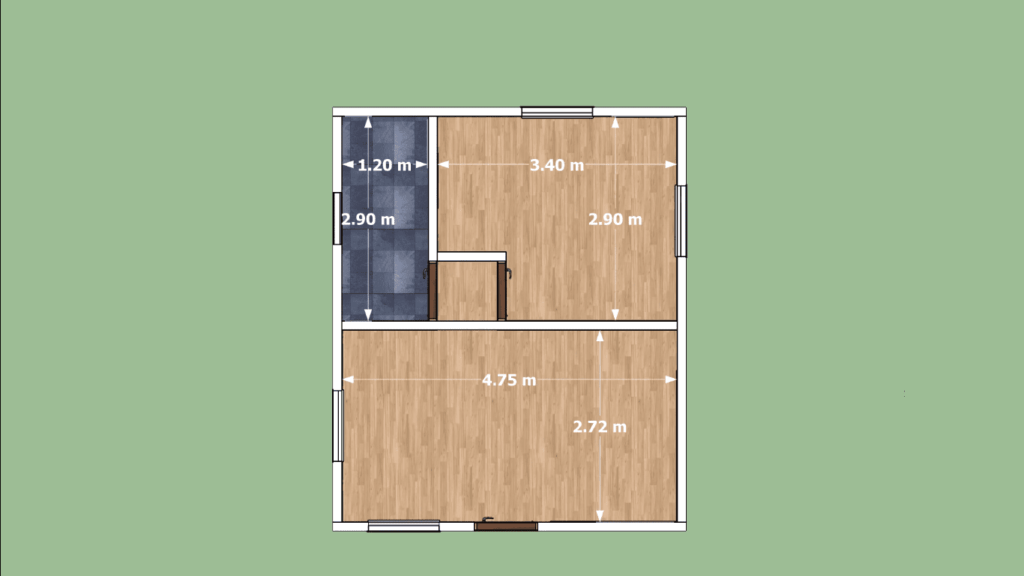 Casa pequena de 40 metros quadrados 6 - Casa pequena de 40 metros quadrados