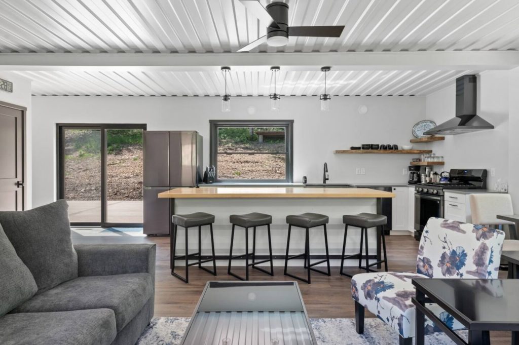 Magnifica construcao de casa conteiner de dois andares 9 1024x681 - Magnífica construção de casa contêiner de dois andares