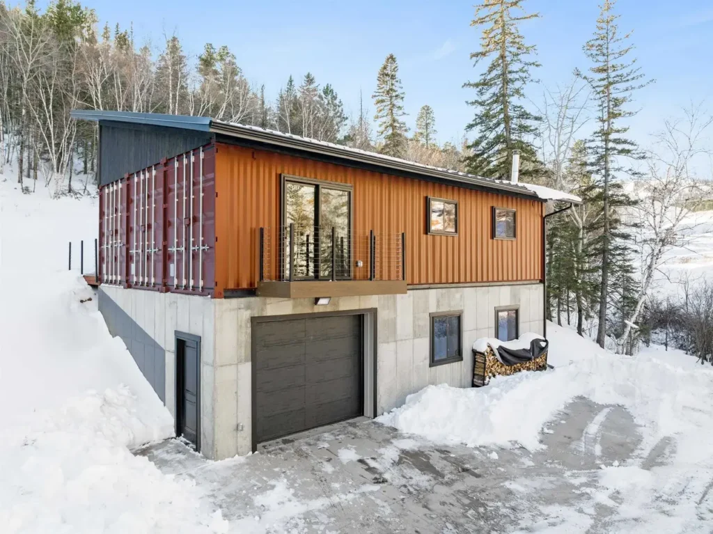 Magnifica construcao de casa conteiner de dois andares - Magnífica construção de casa contêiner de dois andares